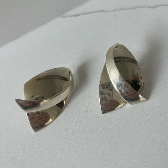 Sterling Silver Earrings - Picture 2 of 3